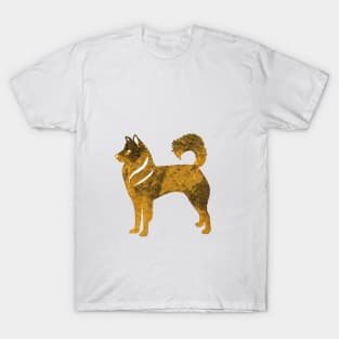 Golden Husky Dog T-Shirt